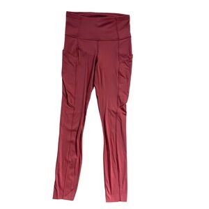 lululemon athletica Maroon Leggings